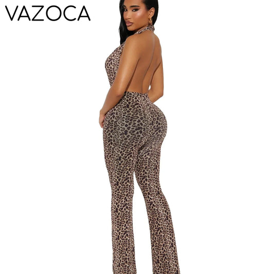 Anaila Leopard Print Jumpsuit