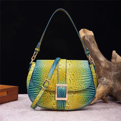 Reptile Pattern Crossbody Bag