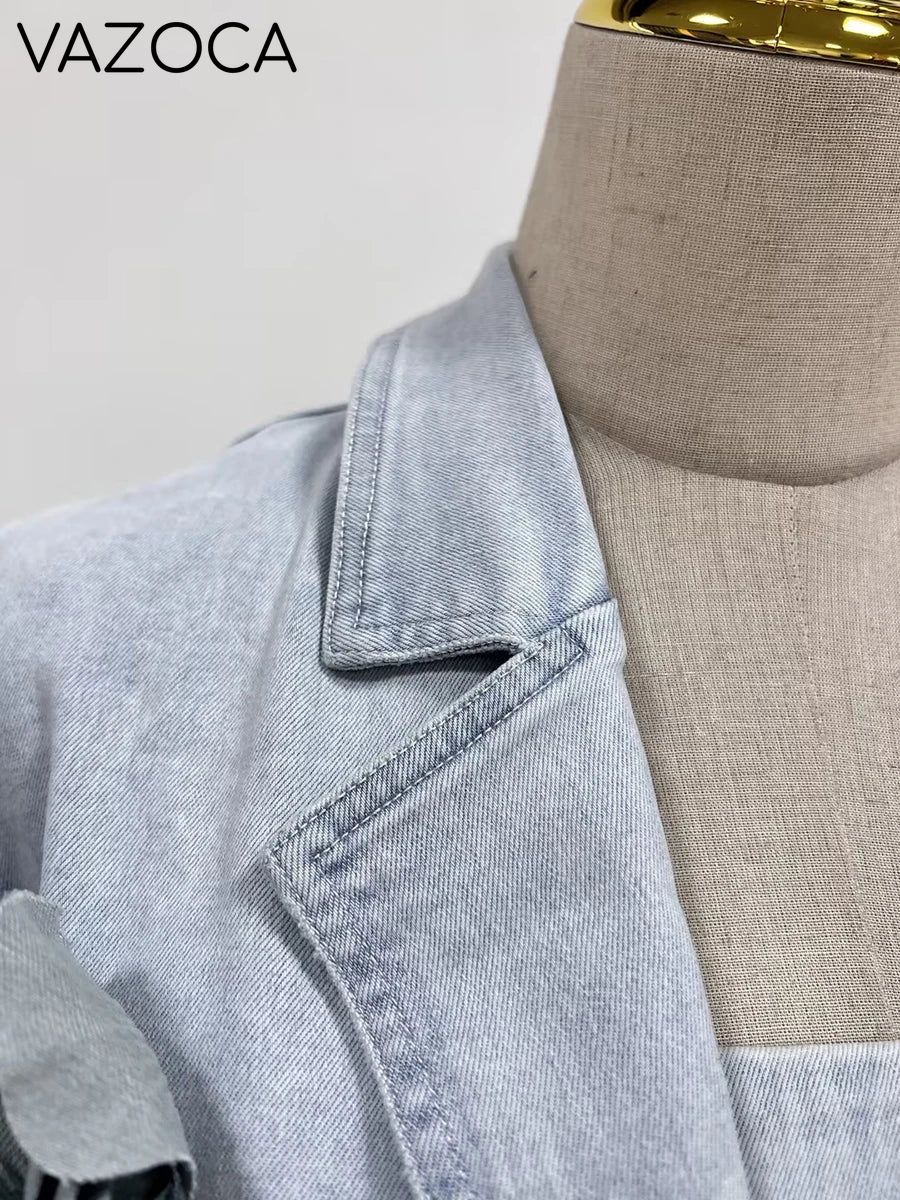 Sofia Denim Mini Skirt Set