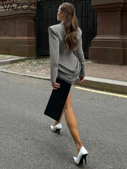 Blazer Ruched Dress