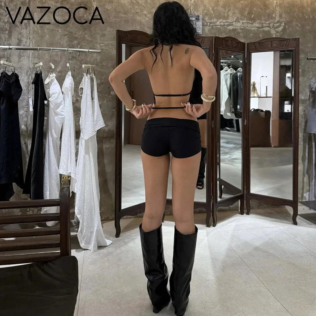 Halter Backless Top