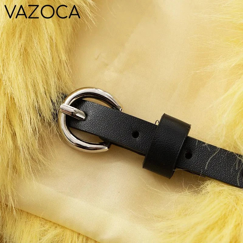 Fur Plush Cropped Jacket