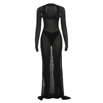 Kandice Mesh Maxi Dress