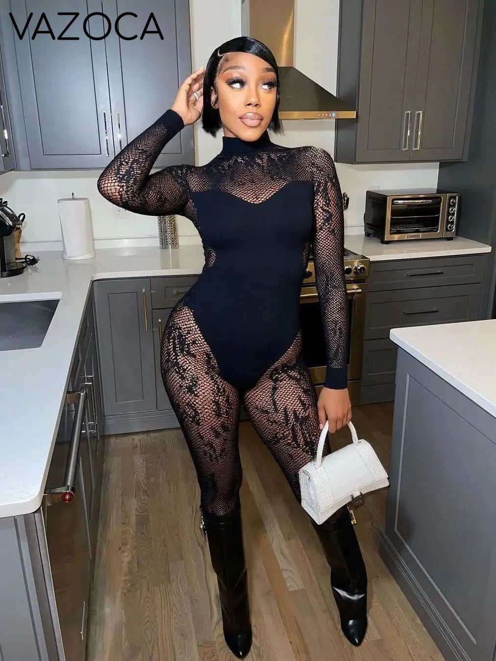 Miya Mesh Jumpsuit