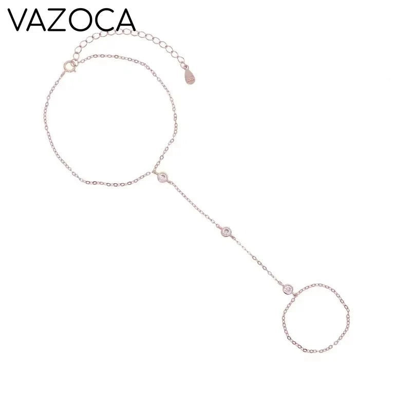 Charm Ring Wrist Bracelet