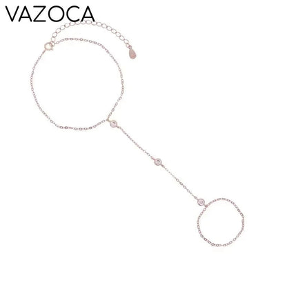 Charm Ring Wrist Bracelet