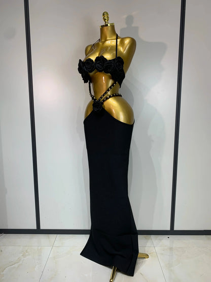 Alessia Bandage Maxi Dress