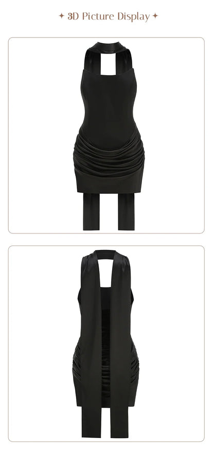 Sadie Satin Corset Mini Dress