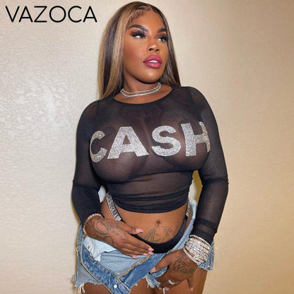 Cash Sexy Mesh Top