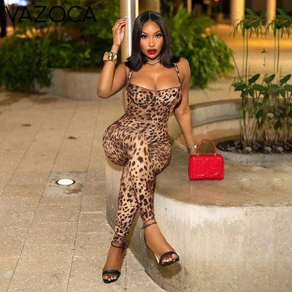 Wild Elegance Leopard Jumpsuit