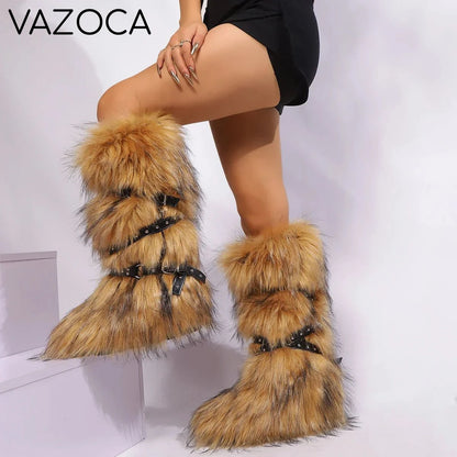 Plush Furry Boots
