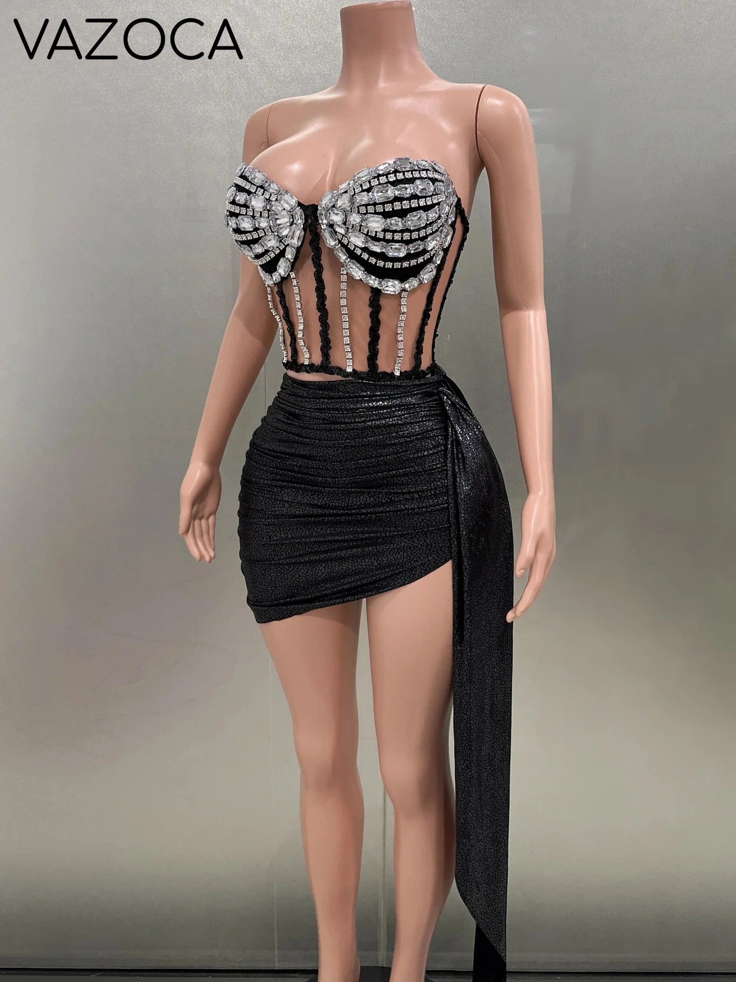 A Star Strapless Skirt Set