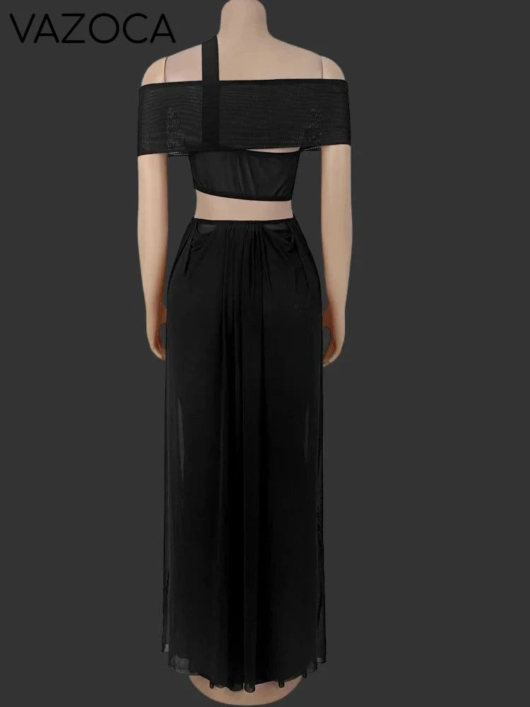 Lona Ruched Maxi Dress