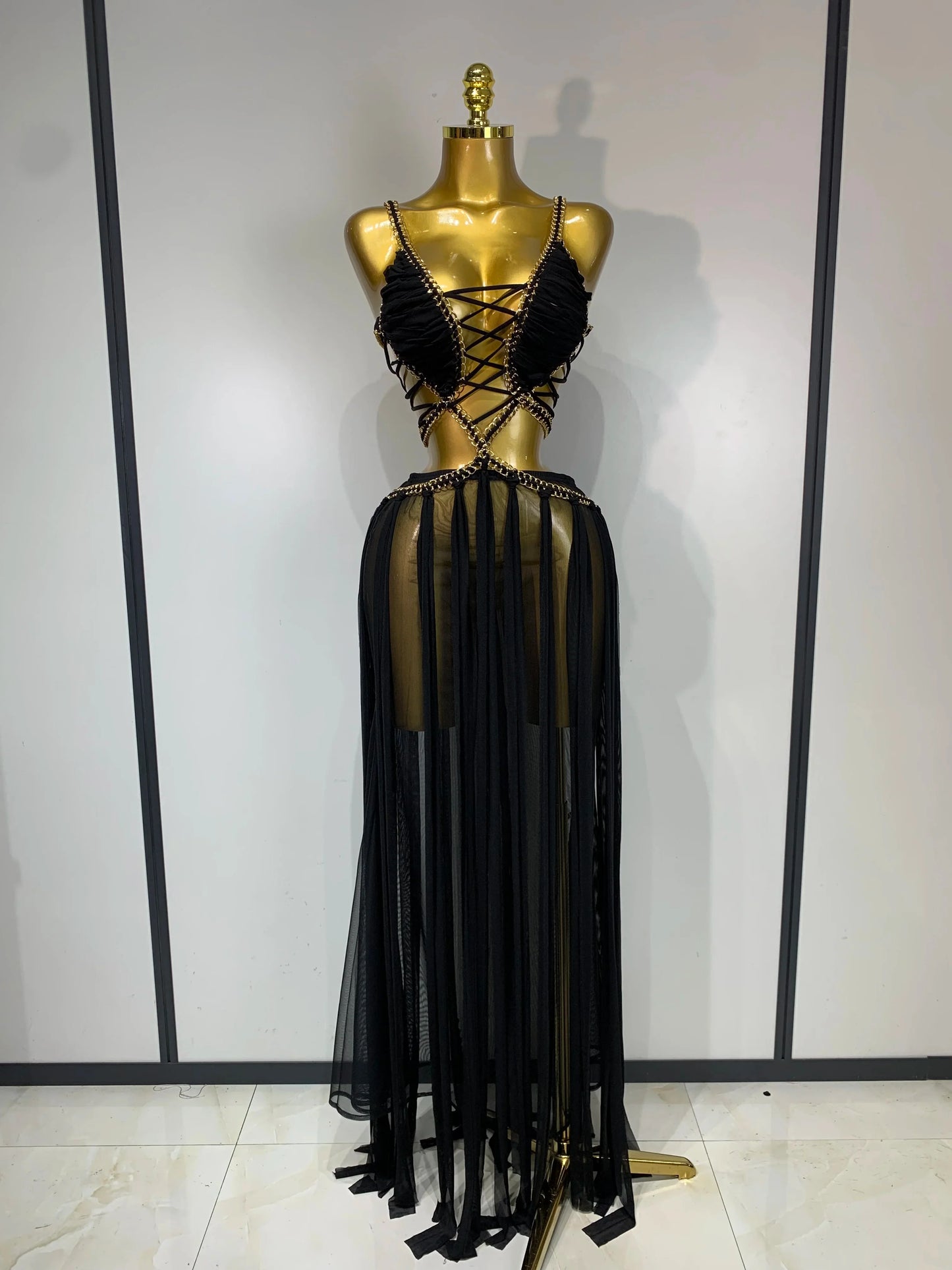 Celena Backless Maxi Dress