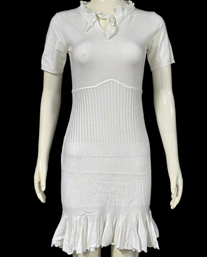Talina Knit Ruffle Mini Dress