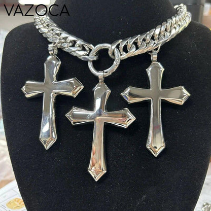 Cross Pendant Choker