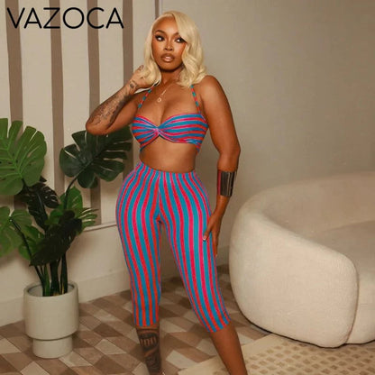 Wanda Striped Set