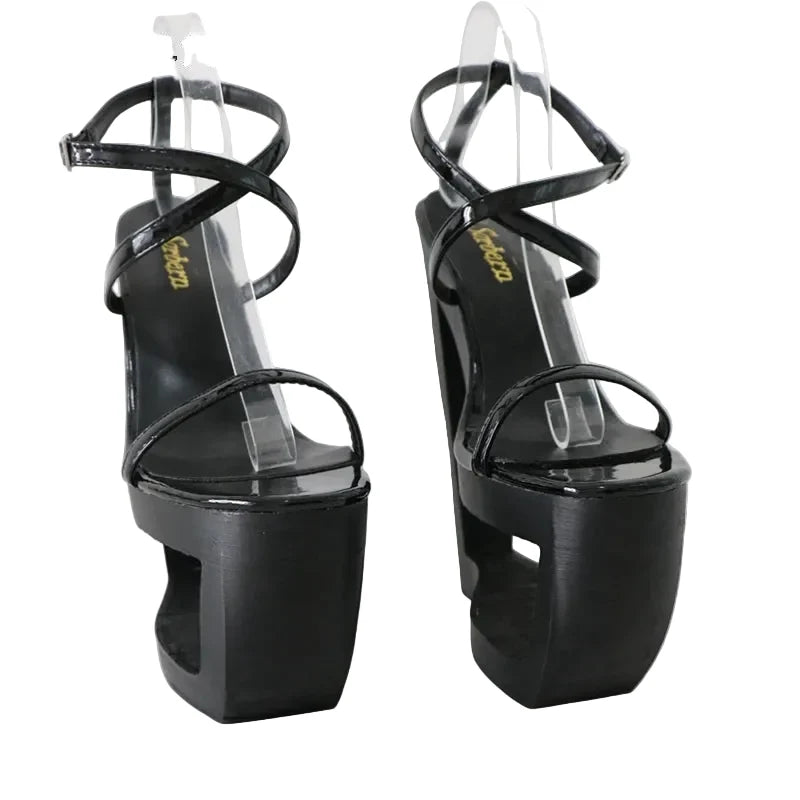 Stunt Queen Wedge High Heels