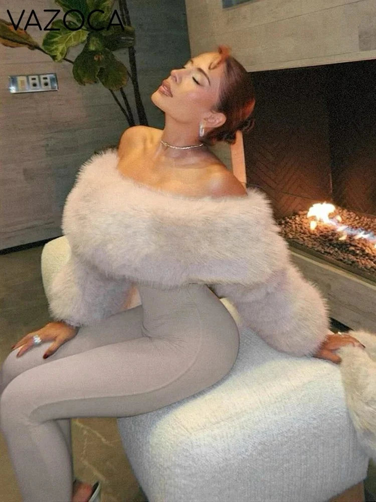 Maya Furry Jumpsuit