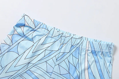 Art Ruffles Hem Short Set