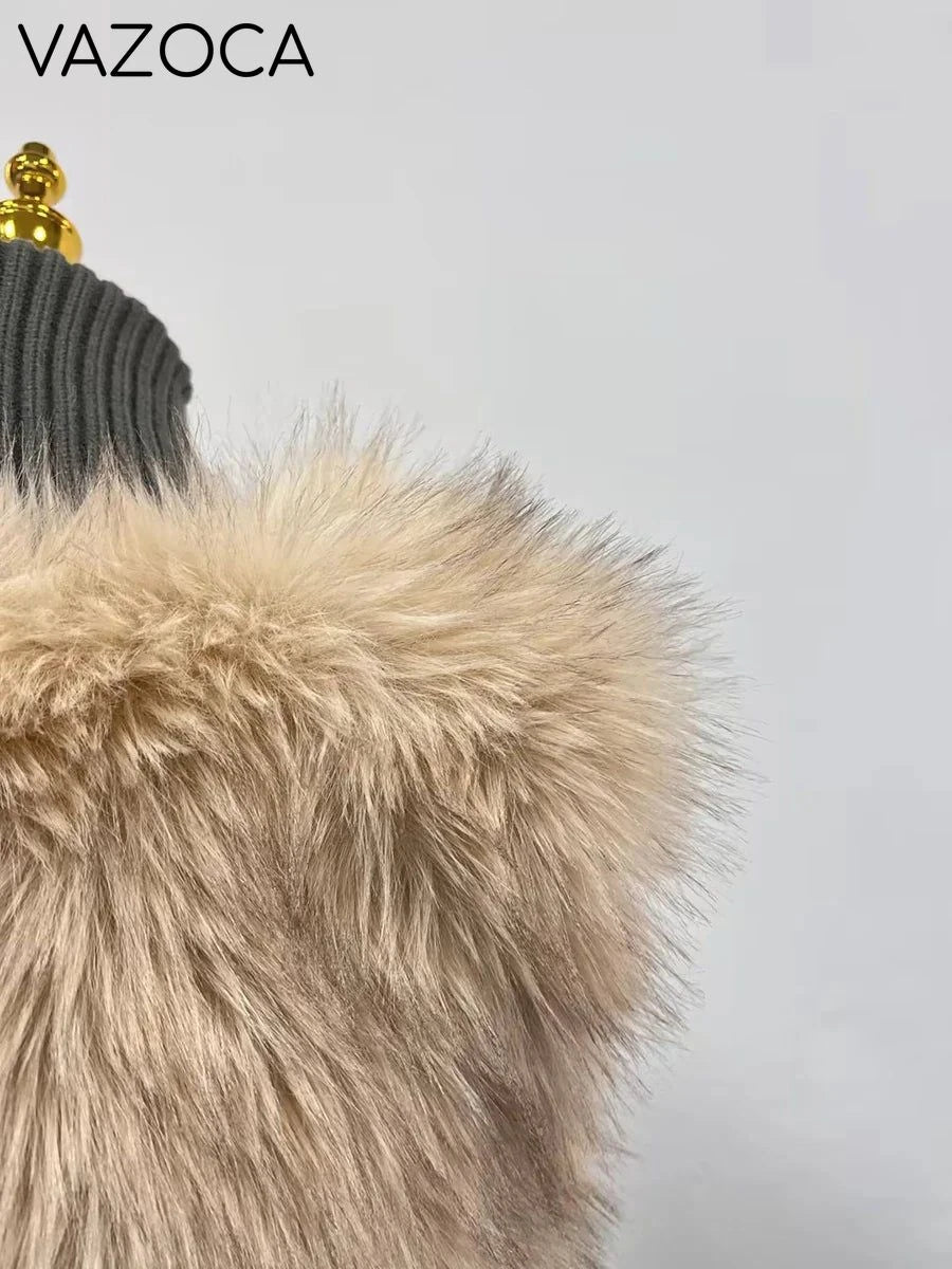 Fur Luxurious Crop Vest