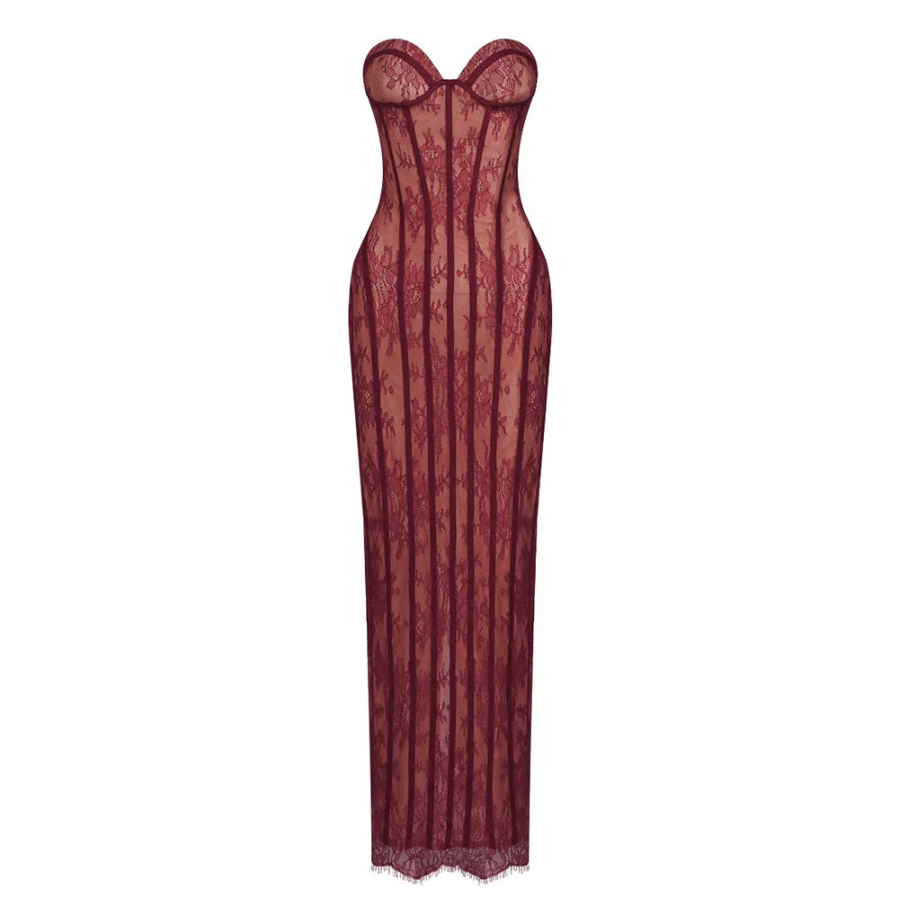 Kerry Corset Bustier Maxi Dress