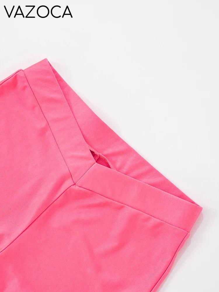 Metal Rings Pants Set