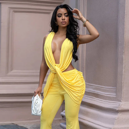 Clara Ruched Jumpsuit