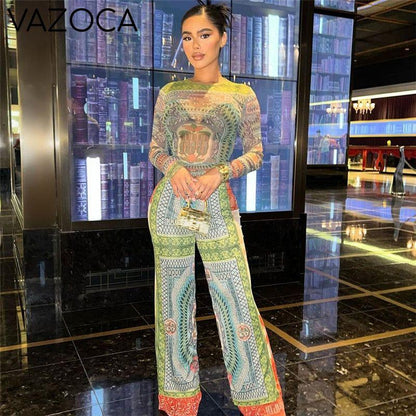 Two Piece Hipster Mesh Set