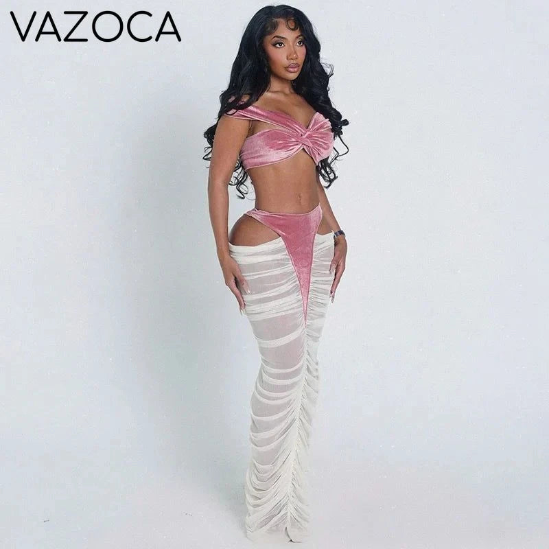 Velvet Mesh Cutout Set