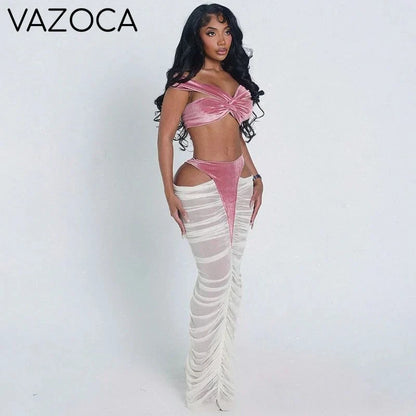 Velvet Mesh Cutout Set