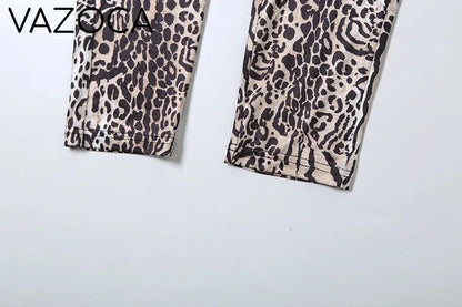 Peach Leopard Jumpsuit