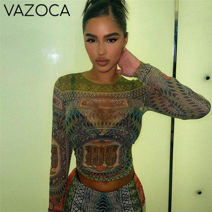 Two Piece Hipster Mesh Set