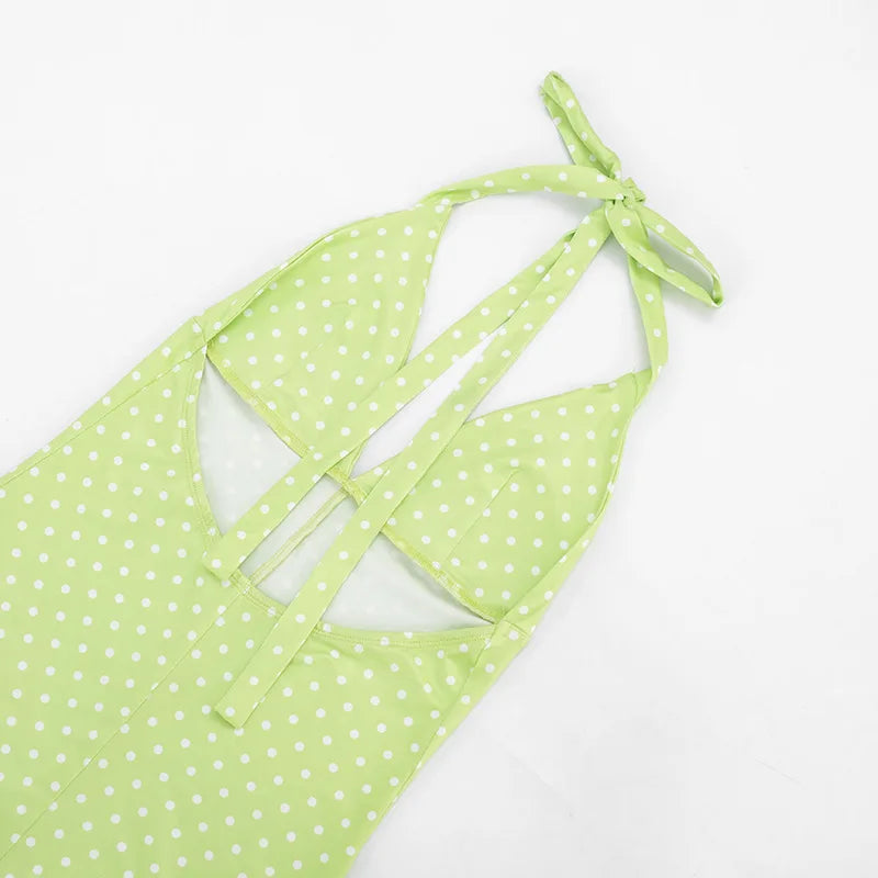 Polka Dot Ruffles Romper