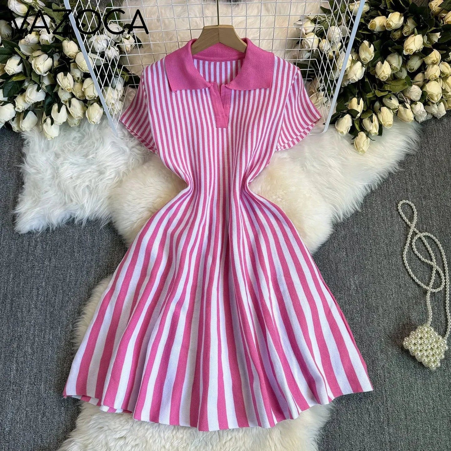 Vintage Knitted Mini Dress