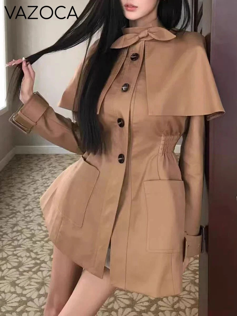 Bowknot Trench Coat