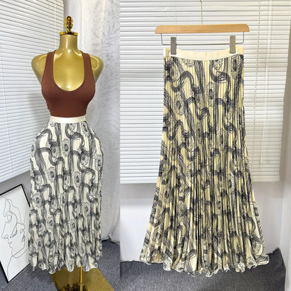 Kiana High Waist Skirt Set