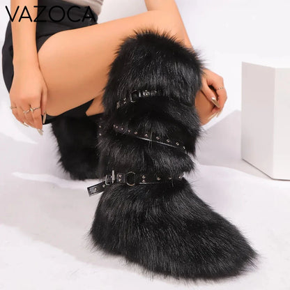 Plush Furry Boots