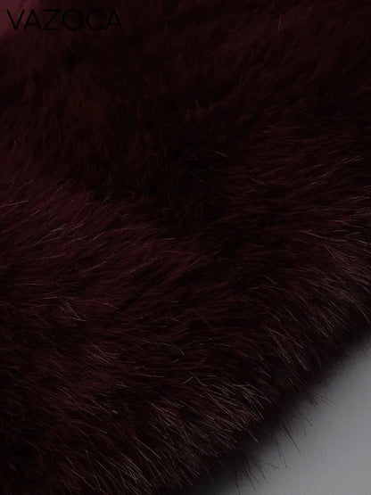 Lorene Fur Maxi Dress