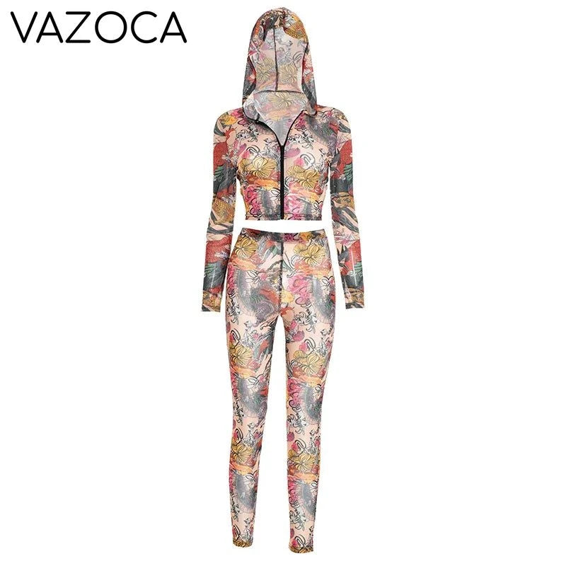 Dragon Hooded Leggings Set