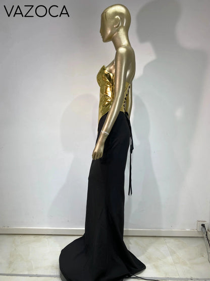 Amaya Elegant Maxi Skirt Set