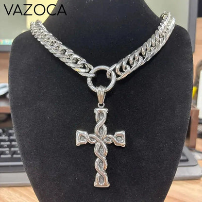 Cross Pendant Choker