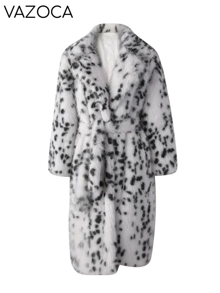Opulent Fur Plush Coat