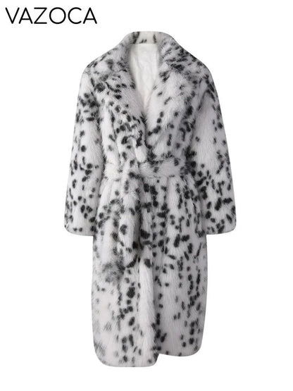 Opulent Fur Plush Coat