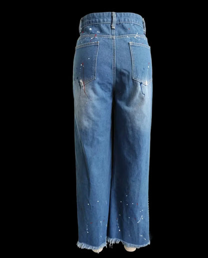 Retro Ripped Jeans