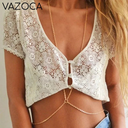 Pearl Boho Bikini Waist Chain Body Jewelry