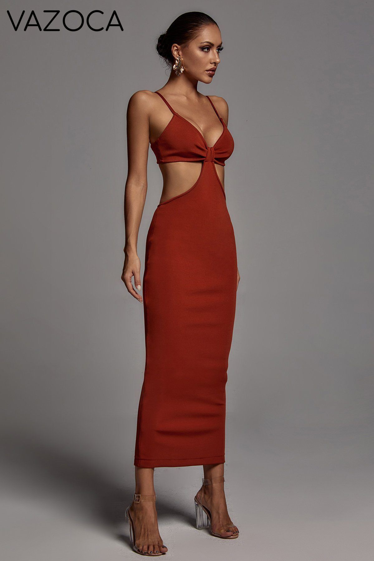 Seal The Deal Bandage Maxi Dress