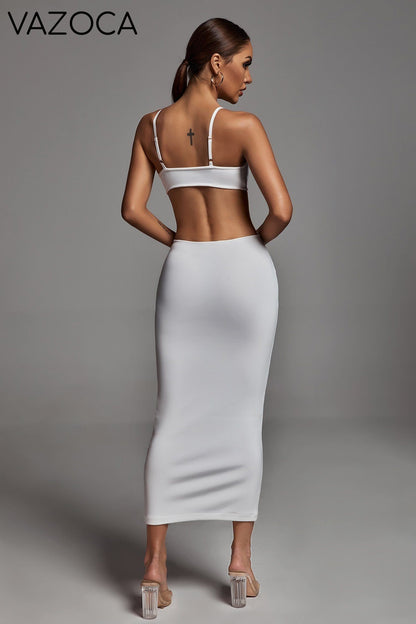 Seal The Deal Bandage Maxi Dress