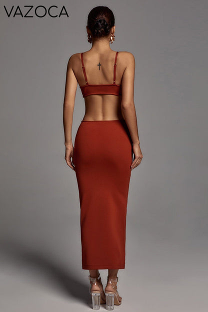 Seal The Deal Bandage Maxi Dress