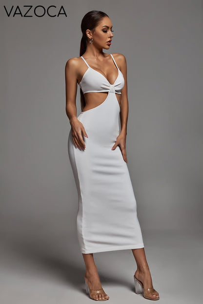 Seal The Deal Bandage Maxi Dress